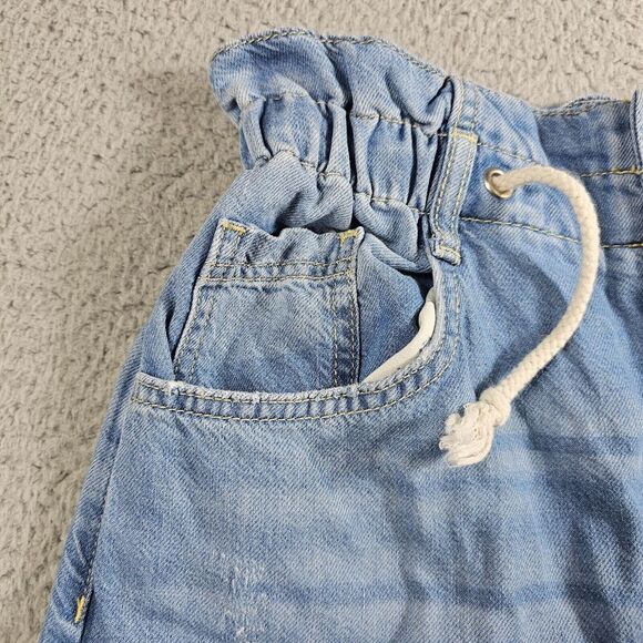 Pilcro Anthropologie Cottage Jeans Size 31 Drawstring Waist Cargo Y2K - Picture 4 of 13